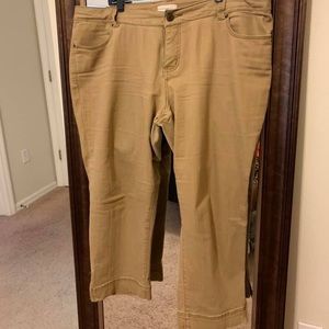 Torrid Cropped Jeans with Zipper Ankle